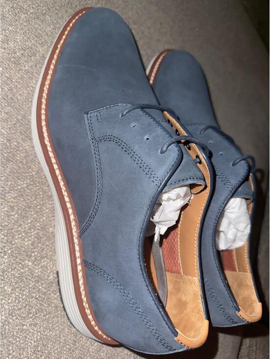 Johnston & Murphy Men’s Blue Nubuck Leather Oxford Shoes – Size 11M
No Box New main image 4